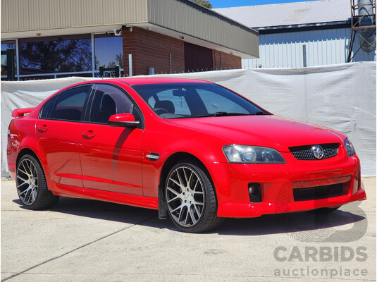 9/2008 Holden Commodore SV6 VE MY09 4d Sedan Red 3.6L