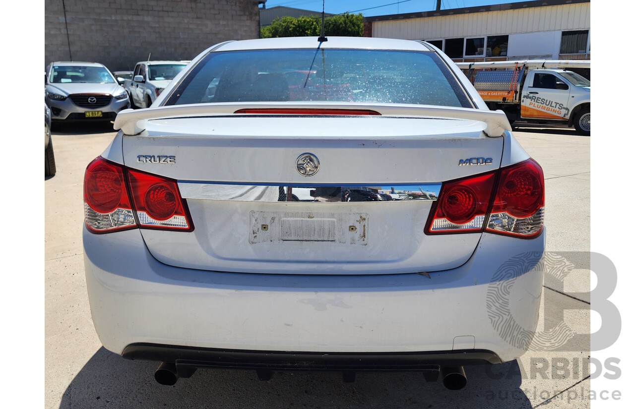 5/2010 Holden Cruze CD JG 4d Sedan White 1.8L