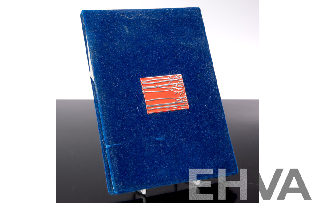 Interesting Hand Illustrated Japanese Sen Shuku an Tea Room Flower Arranging Notebook, Mostly Seika Formal & Moribana Naturalistic Style