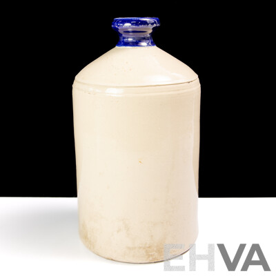 Antique Australian Pottery Demijohn for Loy Bros Melbourne, Probably Bendigo