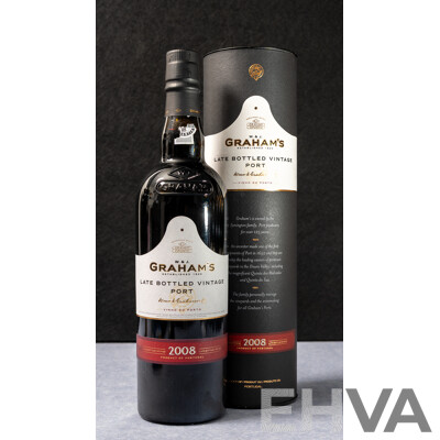 Grahams Late Bottled Vintage Port Vintage 2008 in Presentation Tube