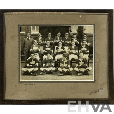 The Armidale School -Tyrell House, Shooting and Cricket Teams, (1927, '28 and '29), Vintage Photographs, Collection of Eight, 27 x 32 cm (frames) (8)