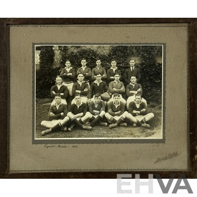 The Armidale School -Tyrell House, Shooting and Cricket Teams, (1927, '28 and '29), Vintage Photographs, Collection of Eight, 27 x 32 cm (frames) (8)