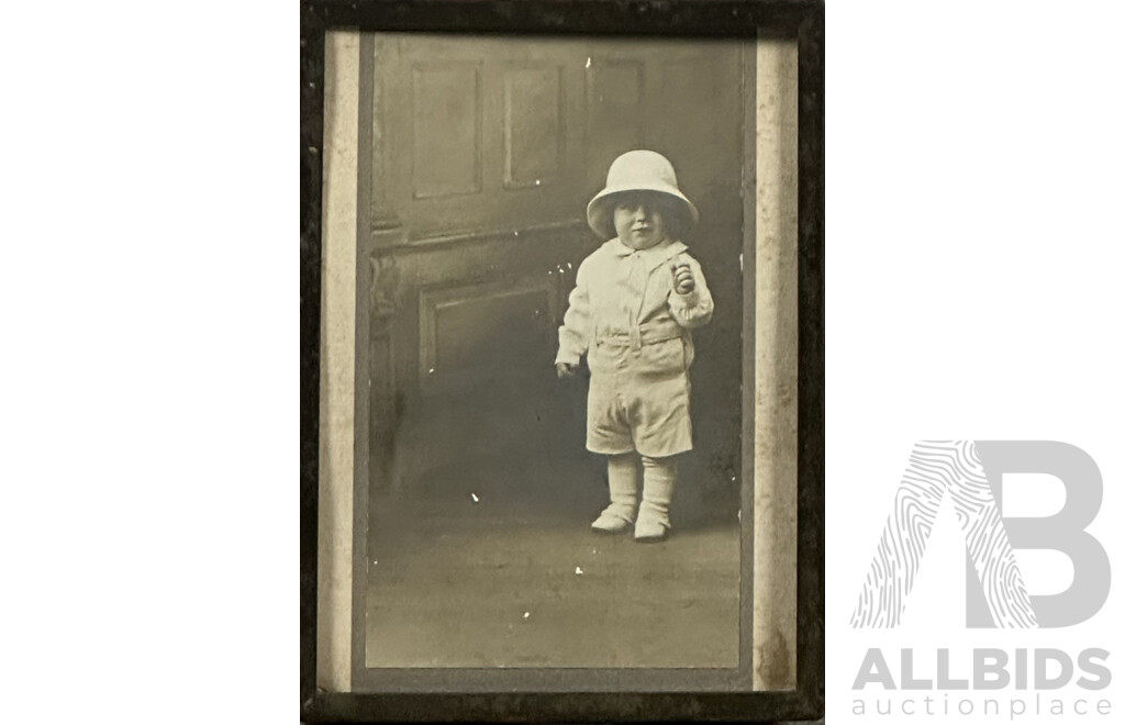 Wonderful Collection of Framed Vintage Photographs (c1920s), Includes Pair of Wedding Photographs, Three Girl Portraits, Mother and Children and Two Children, 36 x 26 cm (largest) (8)