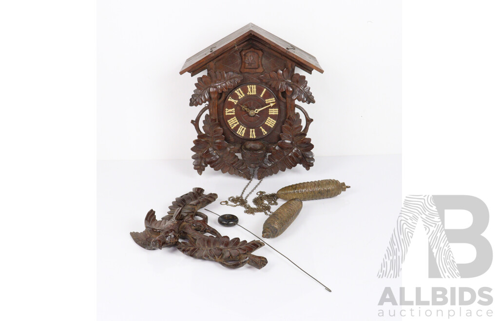Black Forest Timber Cased Cuckoo Clock