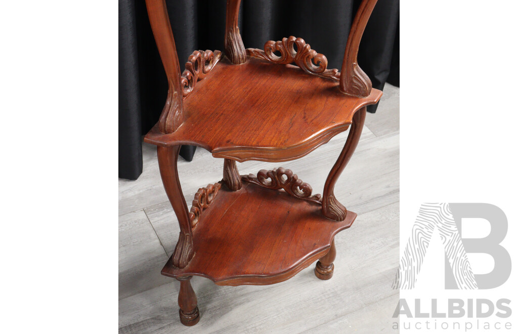 Reproduction Cedar Four Tier What Not