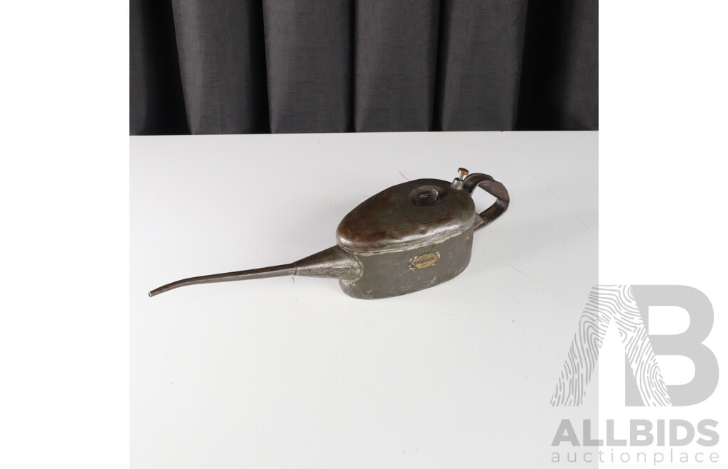 Vintage Braime Galvanised Oil Can