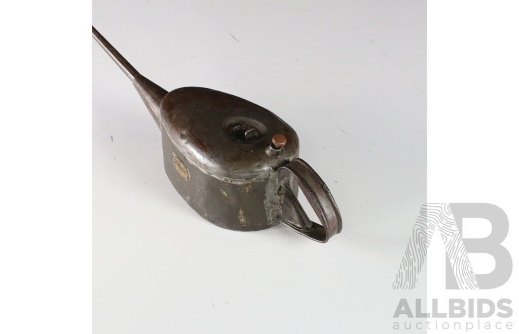 Vintage Braime Galvanised Oil Can