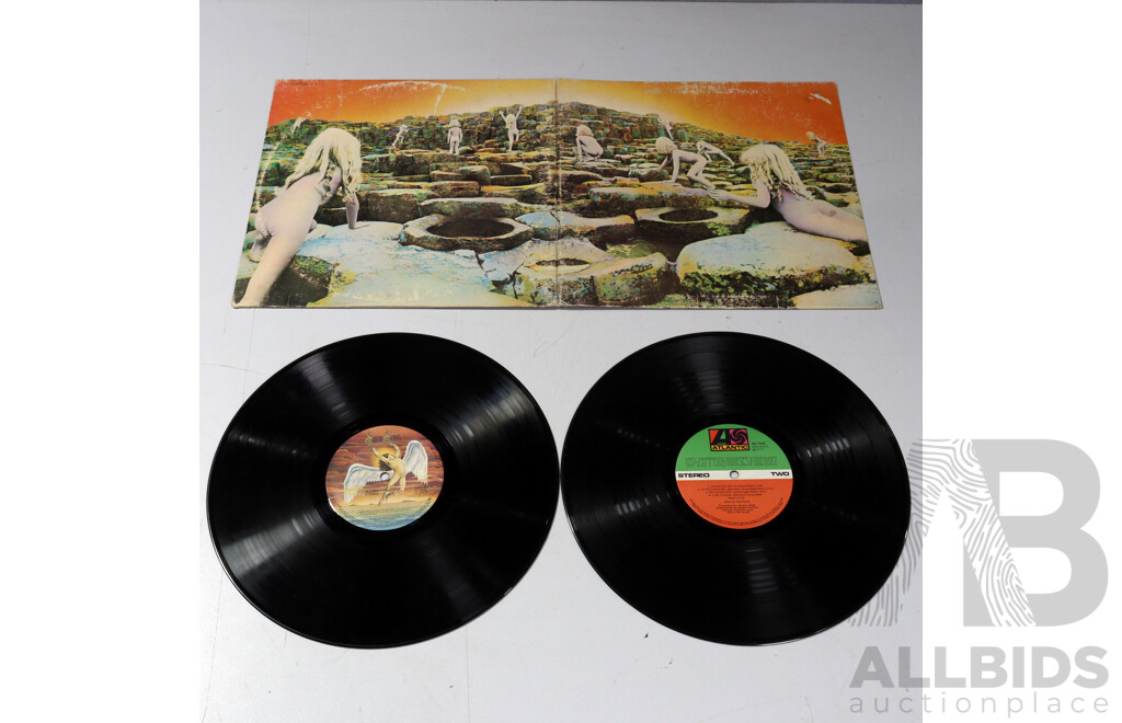 Led Zeppelin, Houses of the Holy, Along with the Song Reamians the Same, No Sleeve, Vintage Vinyl Records