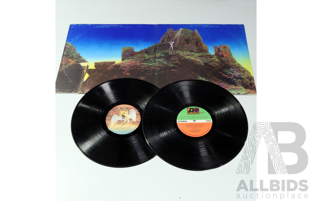 Led Zeppelin, Houses of the Holy, Along with the Song Reamians the Same, No Sleeve, Vintage Vinyl Records