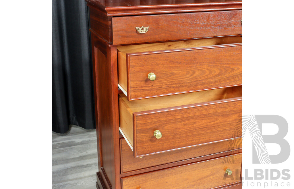 Modern Chest of Five Drawers