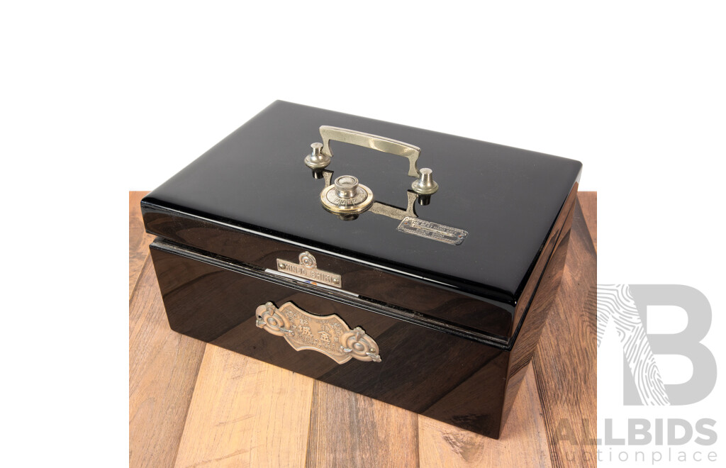 Japanese Metal Combination Hand Safe by Kinjo Shiki