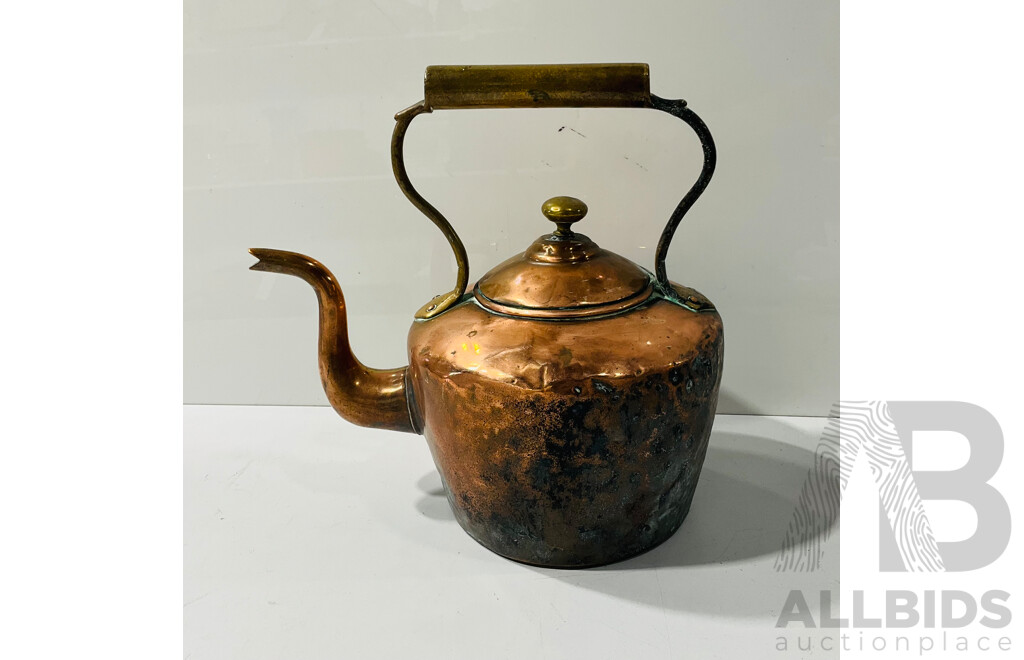 Antique Copper Kettle