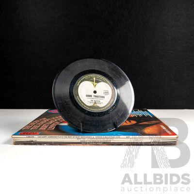 Collection Five Vintage Vinyl LPs & One Seven Inch Single, All Beatles Members or Beatles Covers