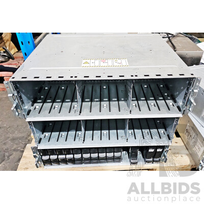EMC (KTN-STL3) 15-Bay Hard Drive Array - Lot of Three