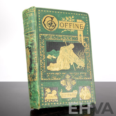 Antique Embossed Cloth Bound Edition, 'Explanation of the Epistles and Gospels for the Sundays, Holidays and Festivals Throughout the Ecclesiastical Year', Leonhard Goffiné, Bernard King & Co, Melbourne, Late 1800s