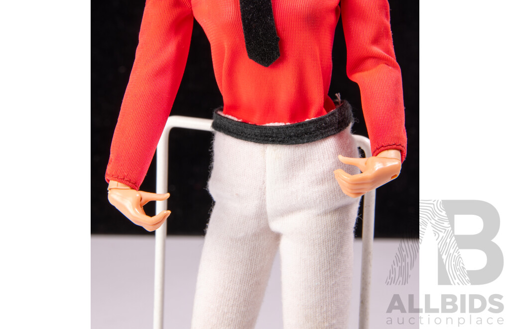 Rare Vintage 1977 Equestrian Barbie Doll & Outfit with Moveable Thumbs, Bendable Elbows & Knees