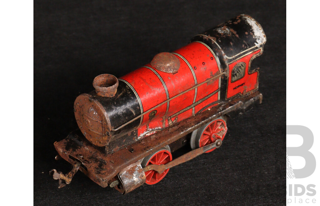 Vintage Hornby O Gauge Clockwork Steam Locomotive 3435