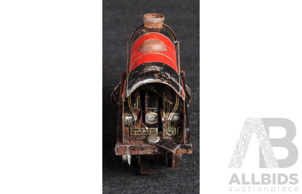 Vintage Hornby O Gauge Clockwork Steam Locomotive 3435