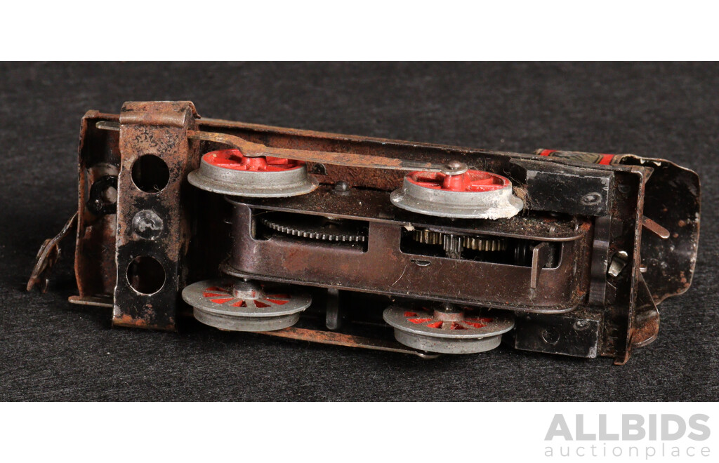 Vintage Hornby O Gauge Clockwork Steam Locomotive 3435