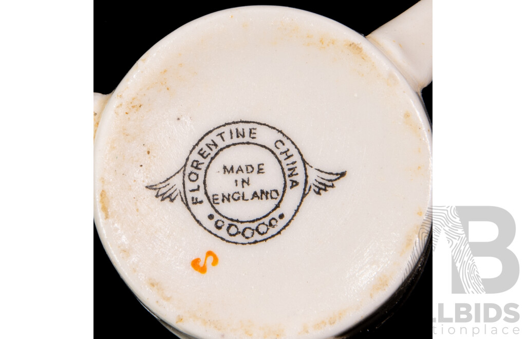 Collection Porcelain Including Two Shelly Dishes, Royal Tara Irish Porcelain Three Cup Candle Holder, Antique Royal Worcester Miniature Loving Cup, Circa 1926 and More