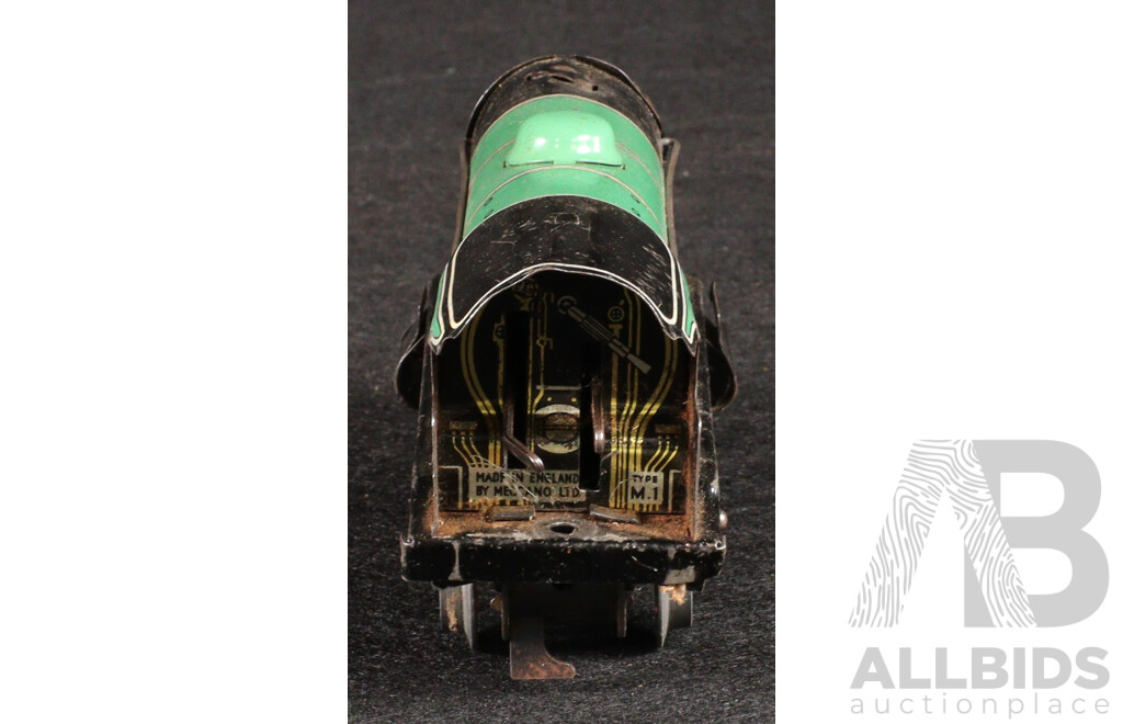 Two Vintage Hornby O Gauge Clockwork Steam Locomotives and Tenders 45746, 3435
