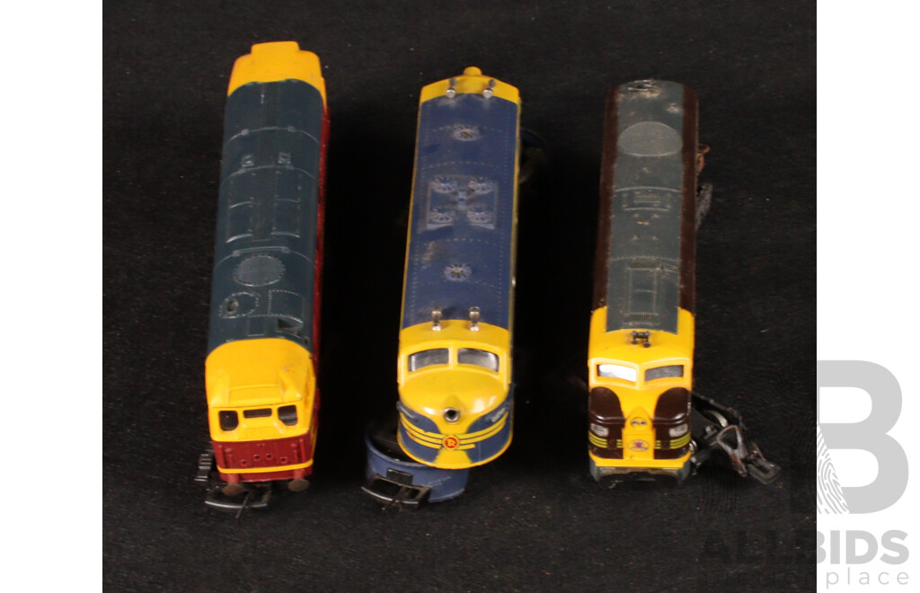 Vintage HO/OO Scale Australian Diesel Locomotives Including Tri-Ang and Lima