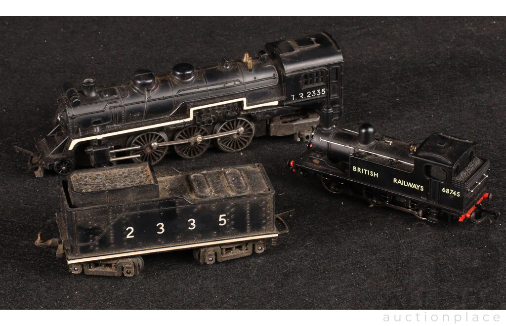 Vintage HO/OO Scale Steam Locomotives Including Tri-Ang and Mainline