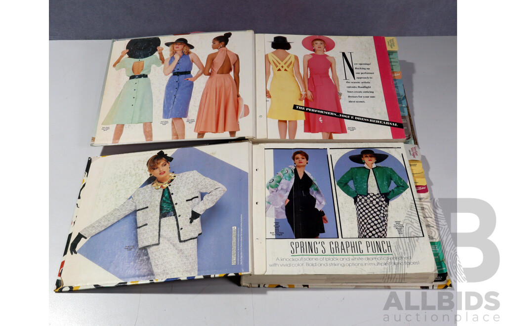Collection  Five Retro Vogue Patterns From the 1980s