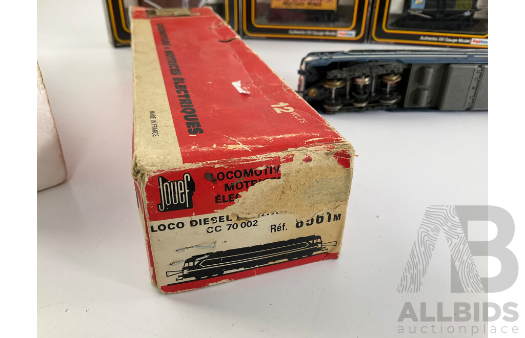 Collection of HO and OO Gauge Rolling Stock Including Jouef SCNF Diesel Locomotive, Mainline Freight Wagons Including Bedwas Coke and Colman's Mustard Works