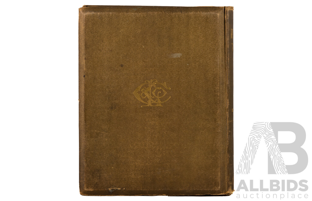 American Art, Illustrated Volume with 25 Plates, Executed by Best American Etchers & Wood Engravers From Public & Private Collections, Signed & Limited Edition Antique Copy From 1886