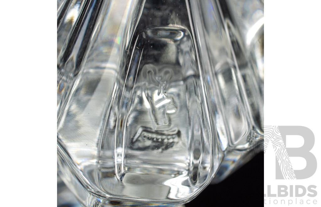 Rare Limited Edition Berlin Design Old Masters of Music Crystal Goblet Rocks Glasses