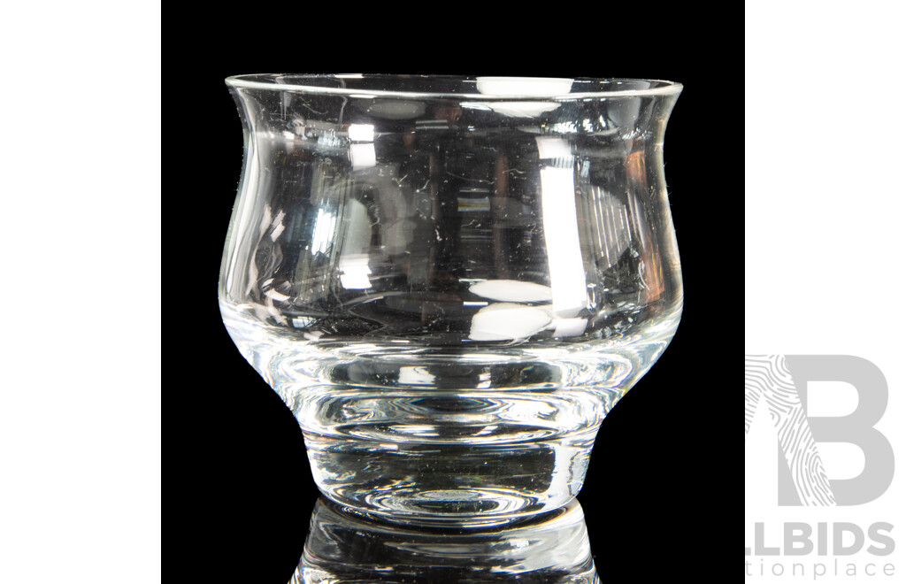 Four Sets of Two Mid-Century Dartington Seafood Cocktail Glasses, Designed by Frank Thrower, Complete in Original Boxes