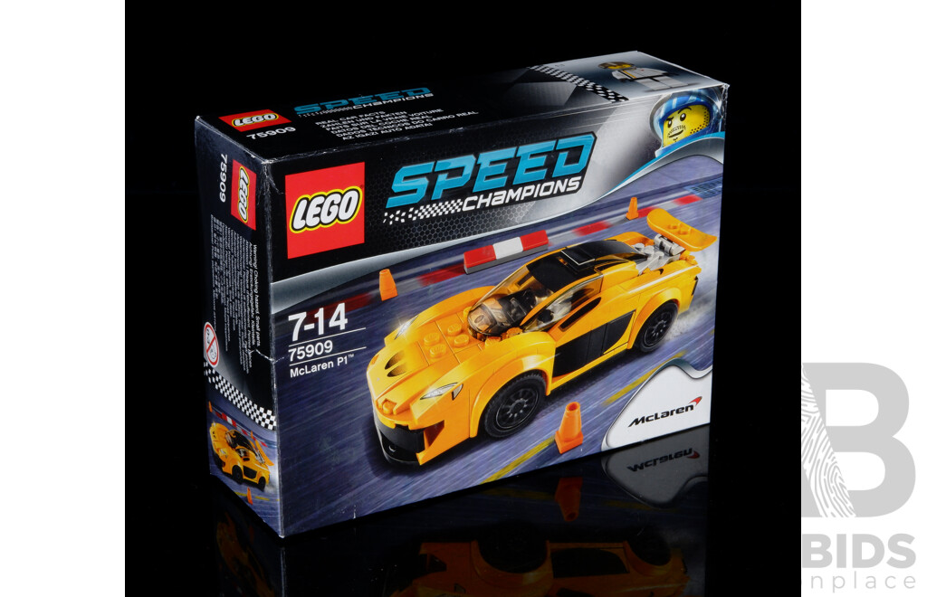Retired Lego Set,  Speed Champions McLaren P1, 75909, Sealed New in Box