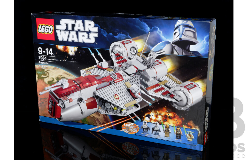 Retired Lego Set, Star Wars, Republic Frigate, 7964, Sealed New in Box