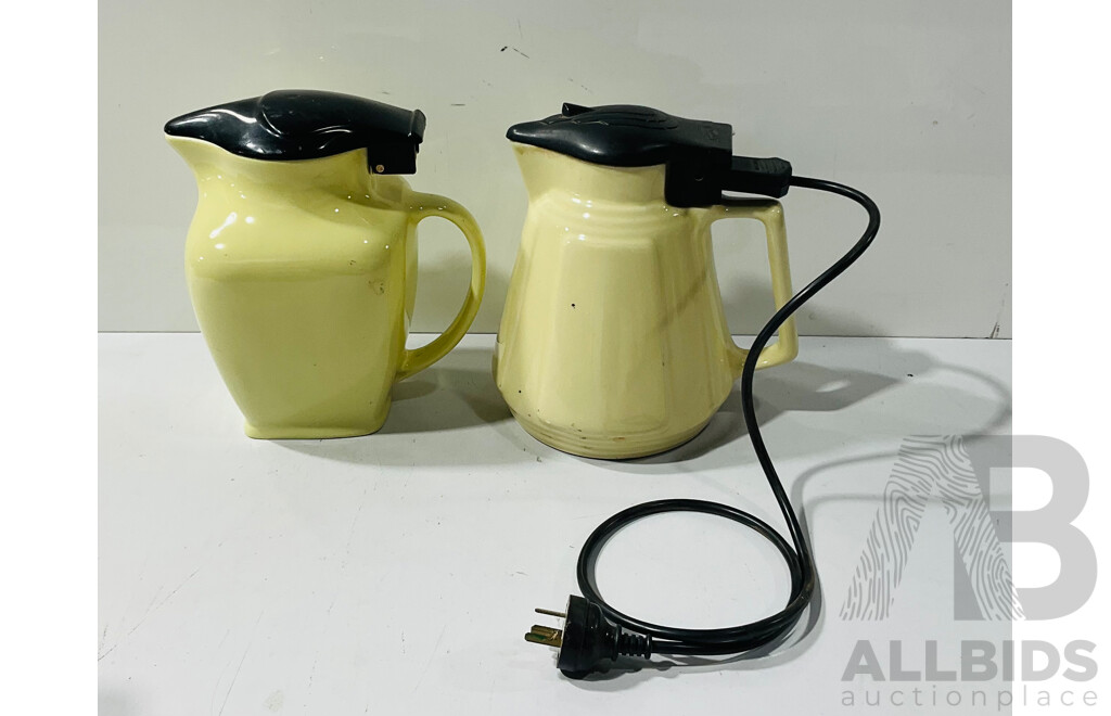 Pair of Vintage Electrical Kettles Including Power Cord