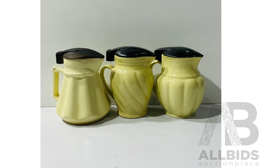 Collection of Three Large Vintage Electrical Kettles