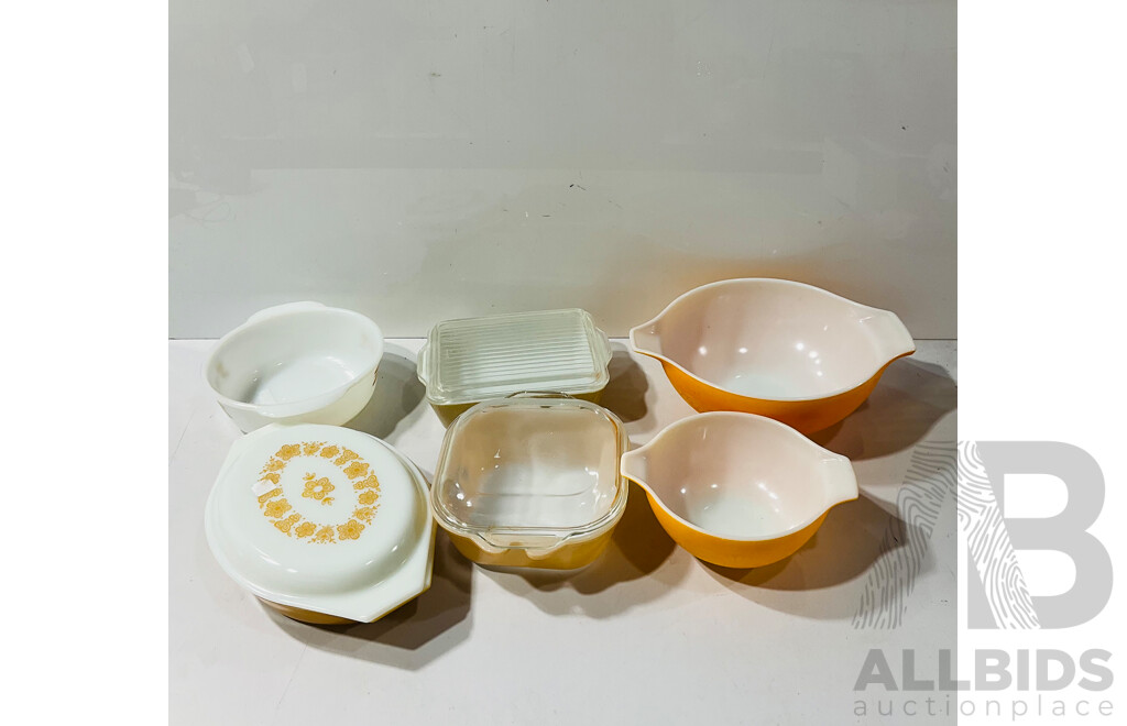 Collection  Vintage USA Pyrex in Various Patterns