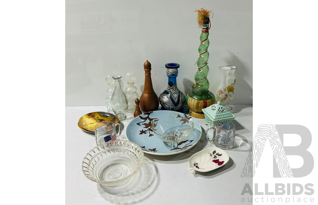 Collection  Vintage and Other Decorator Homewares Including Ceramic, Glass and More