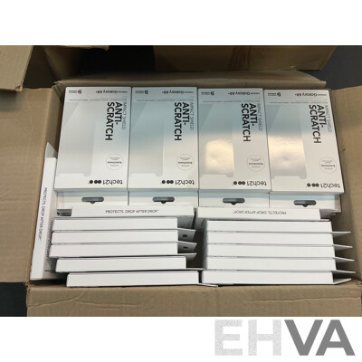 Tech21 Samsung Galaxy A8+ Screen Protectors - Lot of 105 - ORP $3,150.00
