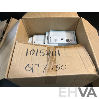 Tech21 Samsung Galaxy A8+ Screen Protectors - Lot of 105 - ORP $3,150.00