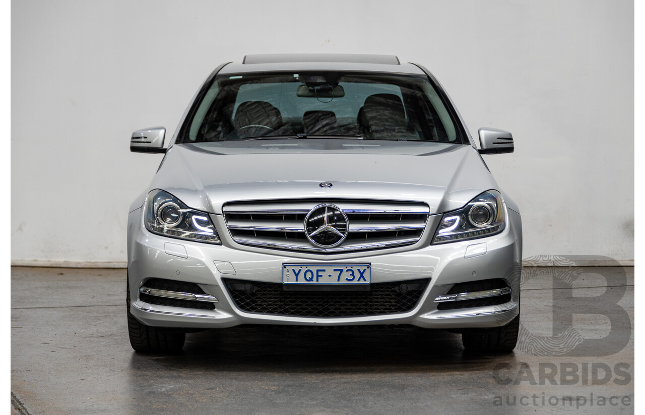 1/2012 Mercedes-Benz C250 CDI Avantgarde W204 MY12 4d Sedan Iridium Silver 2.1L Turbo Diesel