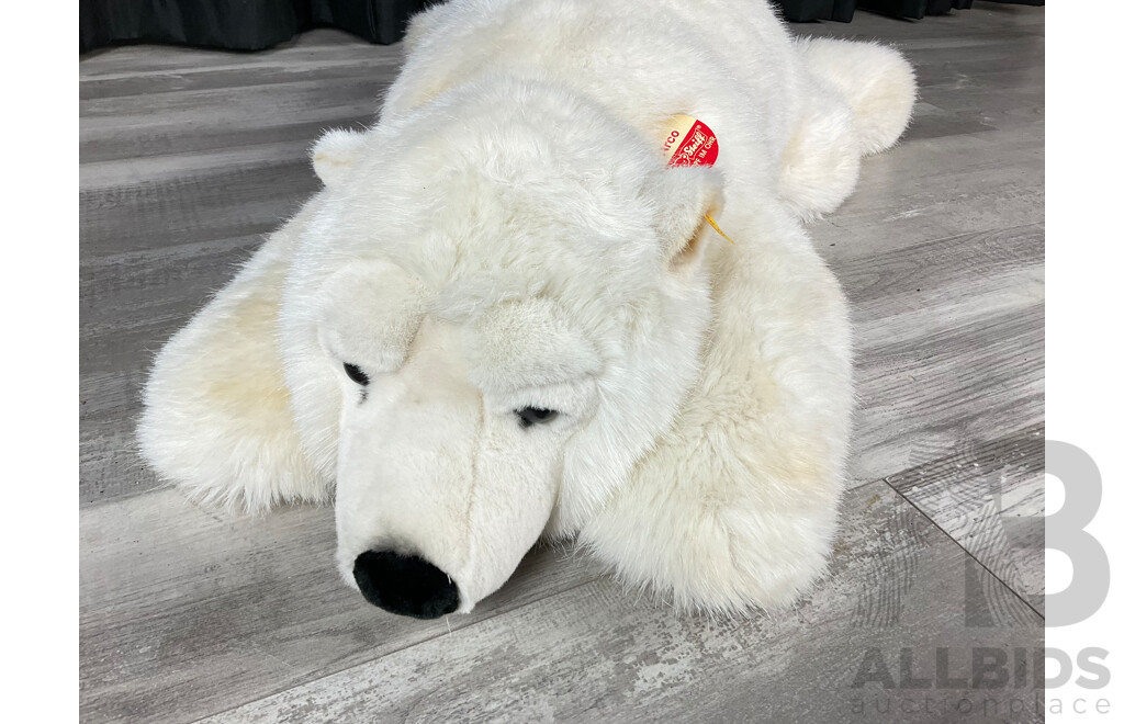 Large German Steiff Arco Polar Bear