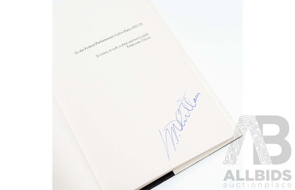 Limited 106 of 500 Edition, First Edition, Signed by Gough Whitlam, the Truth of the Matter, Allen Lane, 1979, Hardcover with Dust Jacket