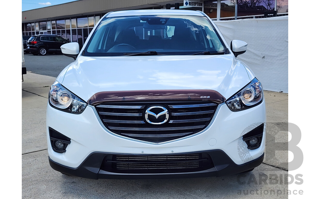 12/2016 Mazda Cx-5 MAXX Sport (4x4) MY17 4d Wagon White 2.2L