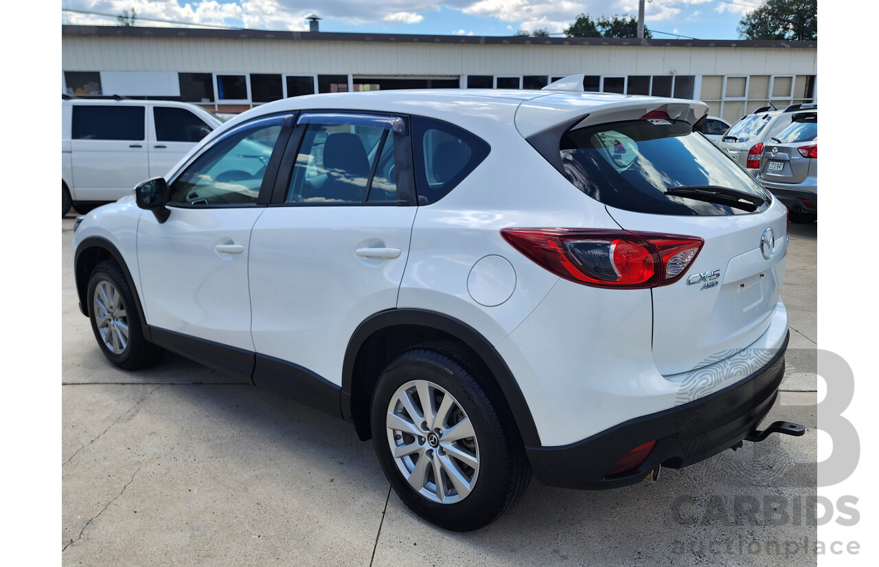 12/2016 Mazda Cx-5 MAXX Sport (4x4) MY17 4d Wagon White 2.2L