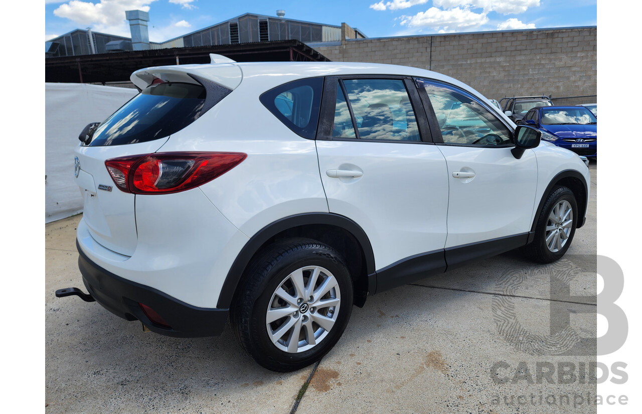 12/2016 Mazda Cx-5 MAXX Sport (4x4) MY17 4d Wagon White 2.2L