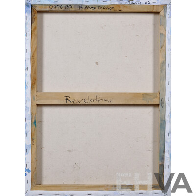 Kathryn Dickson, (20th Century, Australian), Revelations II and III, Mixed Media on Canvas Panels, 61 x 45 cm (2)