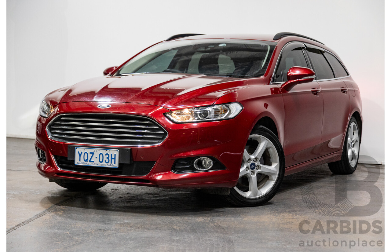 04/2018 Ford Mondeo Trend TDCi MD MY18 4d Wagon Ruby Red Turbo Diesel 2.0L