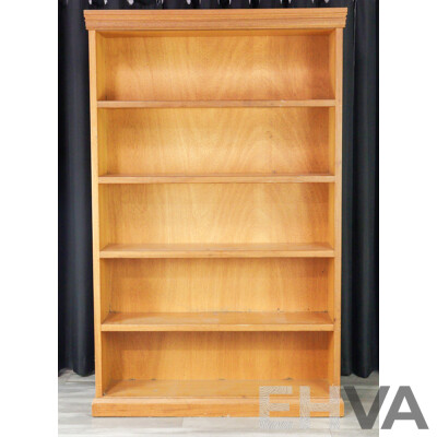 Hardwood Open Legal Bookcase